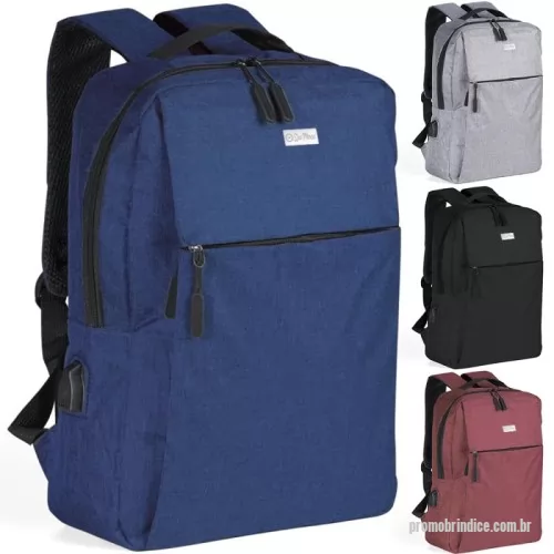Mochila para notebook personalizada - Leve, resistente e cheia de funcionalidades! Com três compartimentos espaçosos, incluindo um bolso dedicado para notebook de até 15,6”, essa mochila é perfeita para o trabalho, estudos ou viagens. Suas divisórias internas organizam seus acessórios, enquanto o bolso lateral garante acesso rápido aos itens essenciais. Além disso, conta com suporte externo USB para carregar seus dispositivos com facilidade e alça traseira para encaixe em malas de viagem. Ideal para quem busca conforto, segurança e versatilidade!