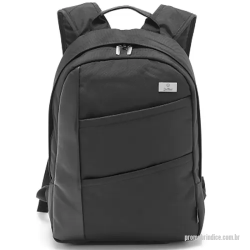 Mochila para notebook personalizada - A mochila perfeita para quem busca praticidade, conforto e proteção para o seu notebook! Feita com material 1680D resistente e c. sintético de alta qualidade, ela conta com um compartimento almofadado que acomoda notebooks de até 15.6