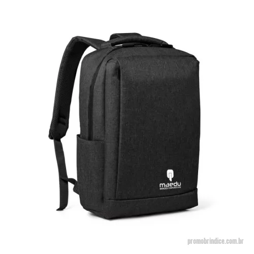 Mochila para notebook personalizada - Mochila para notebook em 300D de alta densidade com 2 divisórias almofadadas para notebook até 15,6