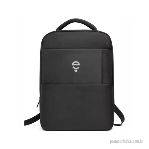 Mochila para notebook personalizada - Desenvolvida em tecido Oxford, possui duas divisórias principais, sendo uma delas ideal para notebooks de até 15,6