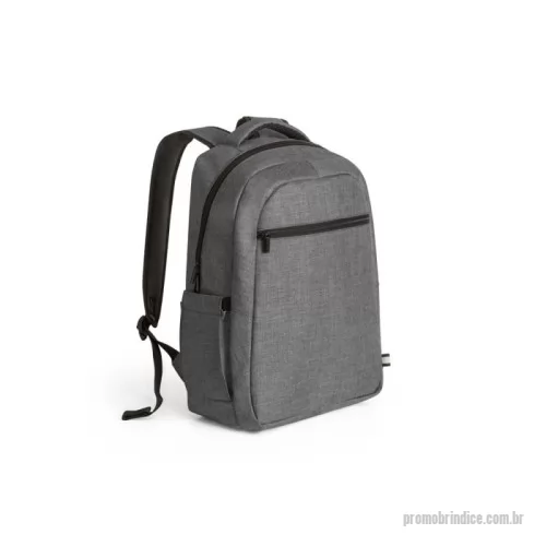 Mochila para notebook personalizada - Mochila para notebook em 600D de alta densidade com compartimento principal para notebook até 15