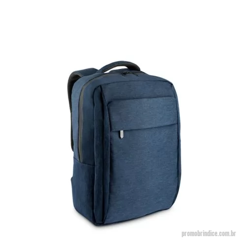 Mochila para notebook personalizada - Mochila, totalmente almofadada, para notebook em poliéster reciclado 300D de alta densidade e forro em poliéster reciclado 210D. Possui um compartimento principal para notebook até 15.6