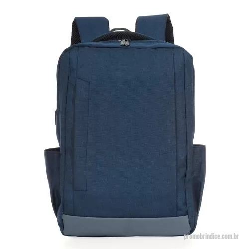 Mochila para notebook personalizada - Mochila de nylon 21 litros com dois compartimentos, sendo o principal com bolso para notebook 15,6.