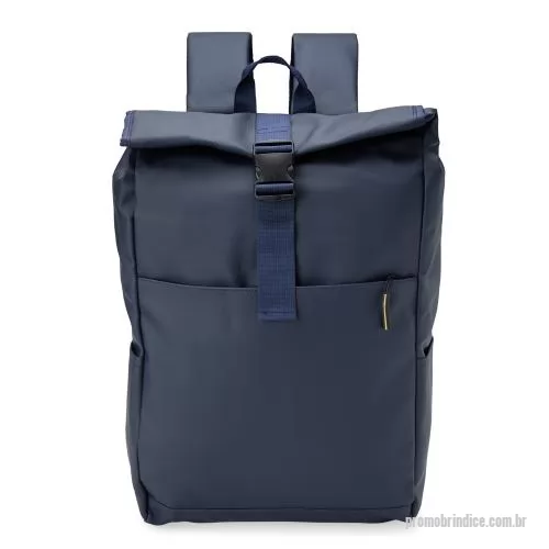 Mochila para notebook personalizada - Mochila de poliuretano impermeável de 32 litros. Três compartimentos, compartimento traseiro estilo antifurto.