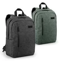 Mochila para notebook. 600D de alta densidade. Compartimento forrado, com 2 divisórias almofadadas para notebook até 14