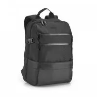 Mochila p/ Notebook confeccionada em nylon 840D jacquard e 300D. Compartimento para notebooks com até 15.6  e tablet 10.5 . Interior forrado e almofadado. Chapa metálica com imã p/ gravação. Possui alça almofadada e sistema antifurto com travas laterais que impossibilita a abertura da mochila. Gravação em Laser CO2. Ótima opção para brindes promocionais, convenções e eventos corporativos.