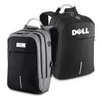 Mochila para notebook, possui fechamento em cadeado com segredo, alça de mão em metal, fita reflexiva com um bolso frontal divisórias internas para canetas, documentos e telefone celular, alça almofadada, saída usb e fone de ouvido