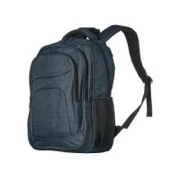 Mochila de nylon 30 litros com três compartimentos, sendo o principal com bolso para notebook 15,6.Com bolsos laterais telados, a mochila possui alça para encaixe em malas de viagem, duas alças de mãos e alças para as costas com revestimento espumado.