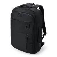 Mochila confeccionada em Nylon 20 Litros com 4 compartimentos, sendo o principal com bolso para notebook 15,6. Possui um bolso externo, bolsos e divisórias internas para acessórios, a mochila possui suporte externo USB, alça com bolso integrado para cartões, alça para engate em malas de viagem e duas alças de mãos, sendo um delas para o transporte da mochila no formato pasta.