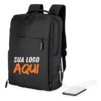 Mochila para Note Book até 15 polegadas, Poliéster, alça ajustavél, Resistente a água, saída USB.  