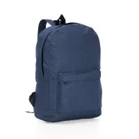 Mochila de nylon 17 litros com dois compartimentos, sendo o principal com bolso raso para notebook 14.