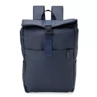 Mochila de poliuretano impermeável de 32 litros. Três compartimentos, compartimento traseiro estilo antifurto.