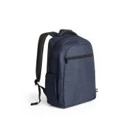 "Mochila para notebook em 600D de alta densidade com compartimento principal para notebook até 15"". Capacidade até 17 L."