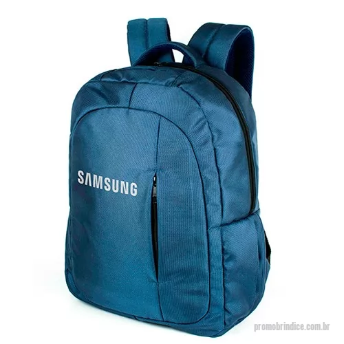 Mochila personalizada - Mochila com porta Laptop personalizada para Brindes. Com reforço, tela espumada nas costas, alças ajustáveis e bolsos laterais. Com ótimo acabamento e bom espaço para promover e divulgar a marca é o brinde certo para presentear clientes e colaborador