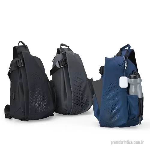Mochila personalizada - Mochila de ombro de 16 litros com abertura superior de velcro para itens esportivos como raquetes de tênis, squash e badminton. Contém três compartimentos, dois bolsos para tablet, bolso lateral com zíper, divisórias internas para acessórios, alça aj