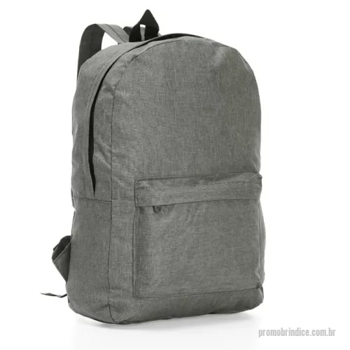 Mochila personalizada -  Mochila confeccionada em Nylon 14 Litros. Contém bolso frontal com zíper, alça de mão em nylon e alças para as costas ajustáveis.