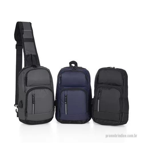 Mochila personalizada - Mochila de Ombro com Entrada USB