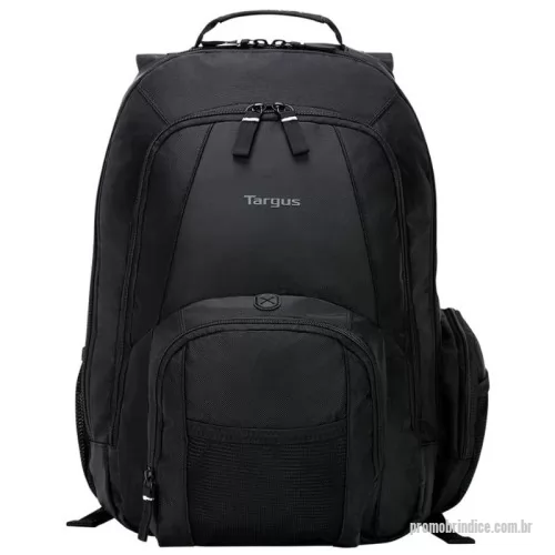 Mochila personalizada - A mochila Targus Groove é produzida em nylon durável com fundo de PVC resistente contra água. Possui bolsos dedicado para notebook e diversos compartimentos para acessórios, ou seja, modelo ideal para todas as suas coisas. • Compartimento principal espaçoso • Compartimento dedicado e acolchoado para notebooks de até 16