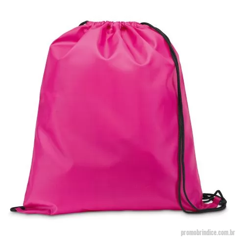Mochila personalizada - Sacola tipo mochila em 210D com cordões em preto. Disponível numa variada gama de cores.