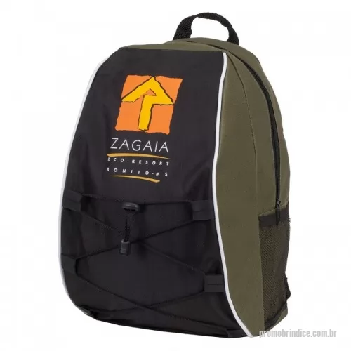 Mochila personalizada - Somos fabricantes! Produzimos essa mochila em qualquer combinação de cores. A gravação pode ser feita em serigrafia, bordado ou sublimação. Possui bolso lateral telado e alças de ombro anatômica. Ótimo produto para divulgação da sua marca. Faça sua consulta!