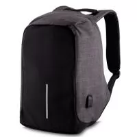 Mochila Antifurto personalizada para brindes. Impermeável esse modelo possui design inovador. Possui sistema antifurto além de amplo espaço para a impressão do logotipo de empresas. Brinde útil essa mochila é o presente ideal para promover e divulgar