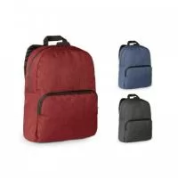 Mochila para notebook em 600D de alta densidade. Compartimento principal com divisória almofadada para notebook até 14". Bolso frontal com zíper. Parte posterior e alças almofadadas. 290 x 400 x 140 mm