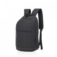 Mochila para notebook em tecido poliéster.    Parte externa: Bolso frontal com zíper; Alça de mão; Alça de ombro acolchoada.    Parte interna: Compartimento para notebook. Tamanho total do Notebook - 15,6"