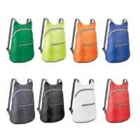 Mochila dobrável em 210D ripstop com bolso frontal. Capacidade até 8 L. Fornecida desdobrada. 295 x 415 x 110 mm | Dobrada: 160 x 130 mm