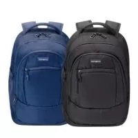 A Mochila Samsonite Ignition Plasma da Samsonite é fabricada em material 100 % poliéster e possui: Na parte interna, amplo compartimento, forro 100% reciclado (RPET), compartimento para notebook de até 15.4 polegadas. Na parte externa, alça superior de mão, alça de costas acolchoadas e ajustáveis, painel traseiro acolchoado, 2 bolsos frontais com fechamento em zíper e 2 bolsos laterais em tela e fechamento em zíper.