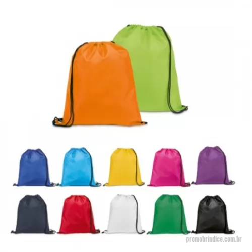 Mochila saco personalizada - Sacochila em nylon 210 medida 35x40 cm personalizada com Silk ou Transfer digital.