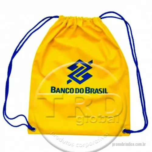 Mochila saco personalizada - sacochilas confeccionadas em tactel e personalizadas em sublimação ou silk screen