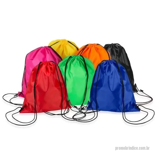 Mochila saco personalizada - Mochila Saco em Nylon Personalizada