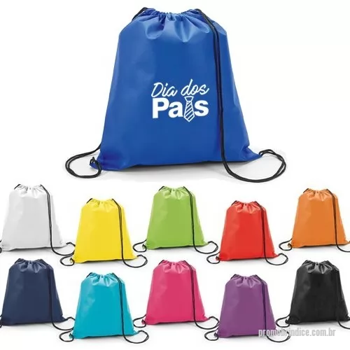 Mochila saco personalizada - Mochila saco em TNT