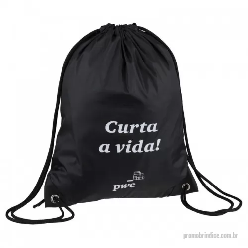 Mochila saco personalizada - mochila saco  nylom personalizado  promocional 