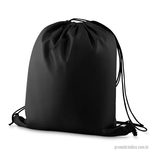 Mochila saco personalizada - Sacola/Mochila em tecido tipo Nylon 210gr resinado em fio 100% polyester