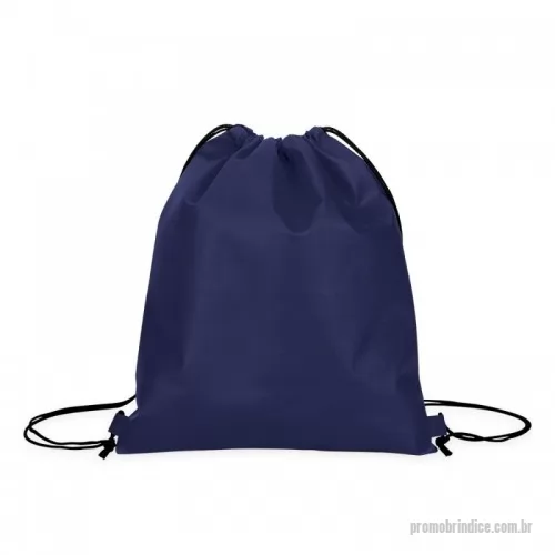 Mochila saco personalizada - Mochila saco de tnt com costura termo selada.