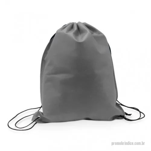 Mochila saco personalizada - Mochila saco de tnt com costura termo selada.