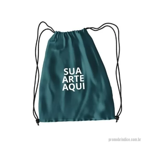 Mochila saco personalizada - VERIFICAR DISPONIBILIDADE DA COR DO PRODUTO  Apresentamos a Sacola Tipo Mochila Personalizada, um item versátil e prático projetado especialmente para o público de brindes corporativos. Essa sacola une a funcionalidade de uma mochila com a praticidade de uma sacola, tornando-a perfeita para uso diário, viagens de negócios ou atividades ao ar livre.  Fabricada com materiais duráveis e resistentes, a sacola tipo mochila garante a segurança dos pertences enquanto proporciona conforto ao usuário.   O grande destaque dessa sacola é a personalização. Você tem a opção de adicionar o logotipo da sua empresa, mensagem inspiradora ou qualquer arte relevante para a sua marca, transformando-a em um poderoso veículo de promoção. Essa personalização cria uma conexão instantânea com o público, fortalece a identidade da empresa e aumenta a visibilidade da marca em diversos contextos.  Além disso, a sacola tipo mochila personalizada oferece conforto ao usuário, graças às alças ajustáveis, que distribue