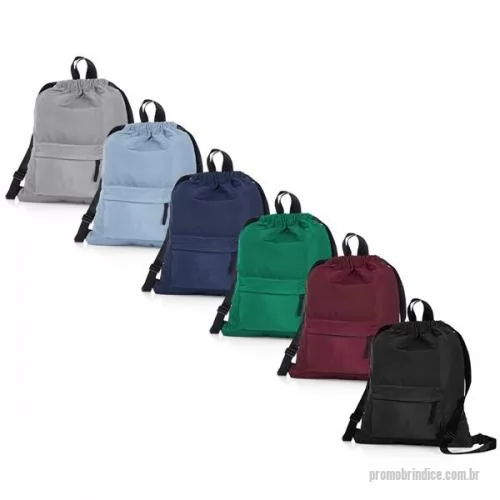 Mochila saco personalizada - MOCHILA SACO EM POLIESTER