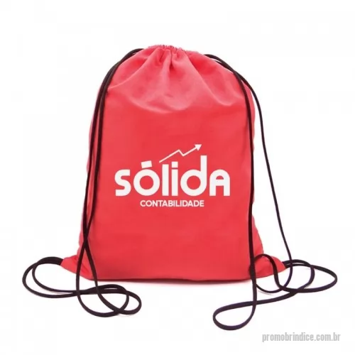 Mochila saco personalizada - Mochila Saco em microfibra