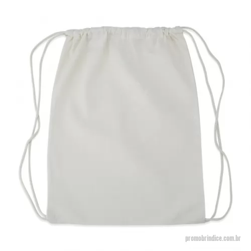 Mochila saco personalizada - Mochila saco confeccionada em algodão, tamanho G.  ATENÇÃO: Além desse modelo, temos dezenas de outras opções de mochilas.