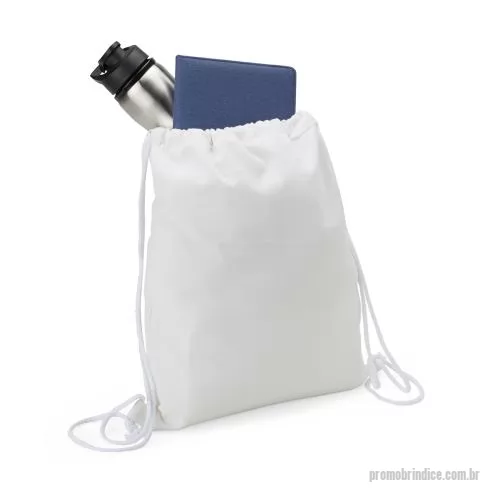 Mochila saco personalizada - Mochila Saco Algodão A resistência e durabilidade em um só item. Nossa mochila saco é confeccionada em algodão e possui gramatura de 281g/m², ideal para acomodar tudo o que você precisar em qualquer ocasião!