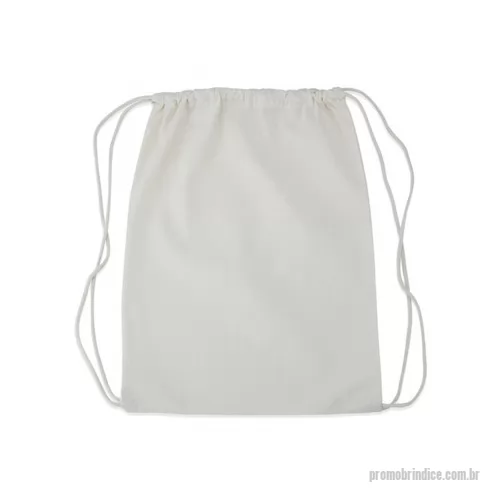 Mochila saco personalizada - Mochila Saco de Algodao Personalizada