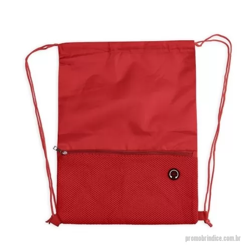 Mochila saco personalizada - Mochila saco Personalizada 19061 com sua logomarca. 20 anos ajudando a cotar Brindes Promocionais com várias empresas num único clique.  Mochila saco confeccionada em poliéster 420D com bolso externo em malha com entrada para fones de ouvido e alças ajustáveis em nylon Mochila saco confeccionada em poliéster 420D com bolso externo em malha com entrada para fones de ouvido e alças ajustáveis em nylonMochila saco Personalizada, 179203, Bets Brindes. Clique e Cote no Portal PromoBríndice!