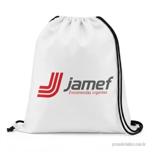 Mochila saco personalizada - Mochila Saco 180g reciclavel