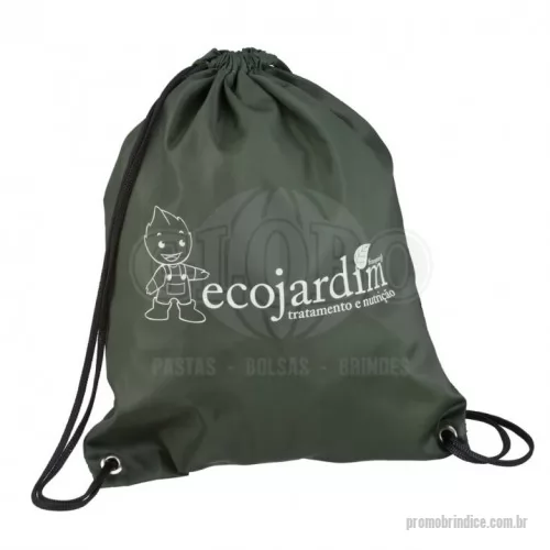 Mochila saco personalizada - Mochila Saco  personalizada com material e medidas conforme necessidade do cliente .