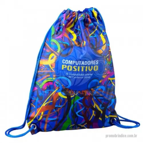 Mochila saco personalizada - Mochila saco personalizada com material e medidas conforme sua necessidade.