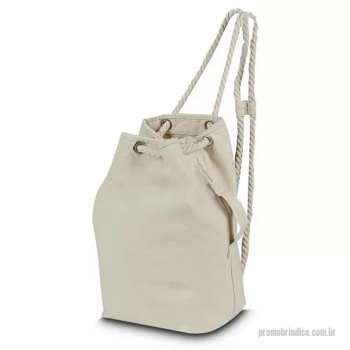 Mochila térmica personalizada - Mochila Saco em Algodão Personalizada