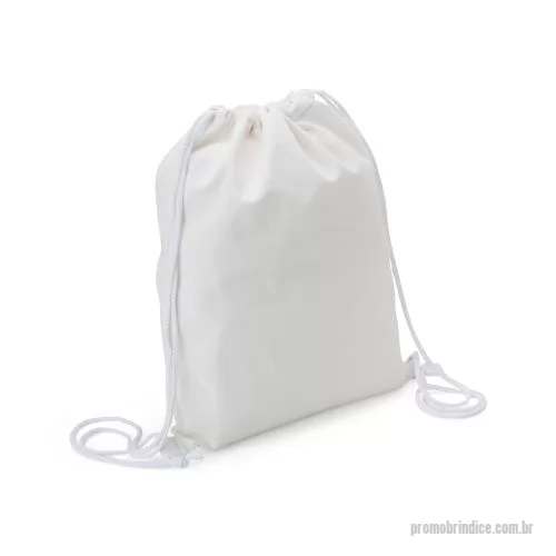 Mochila térmica personalizada - Mochila Saco em Algodão Personalizada
