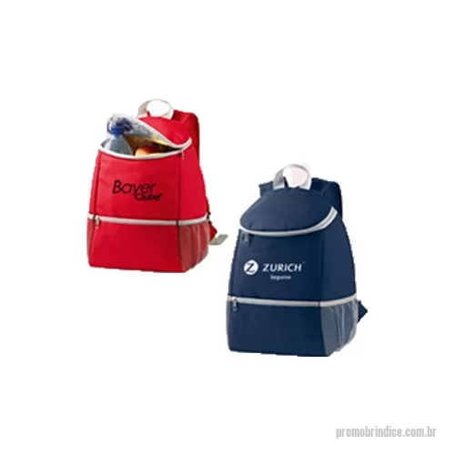 Mochila térmica personalizada - Bolsa Mochila Térmica p/ 12 Litros 34x28x13